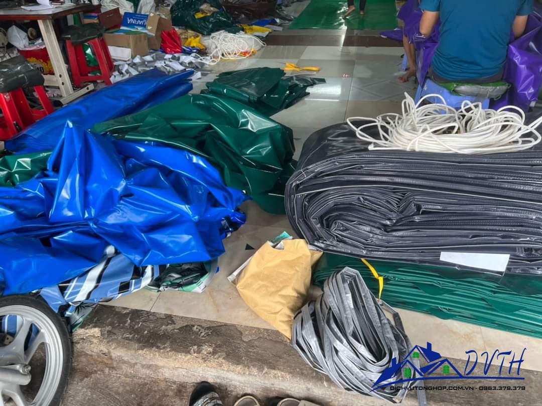 May bạt mái che tại Nam Định